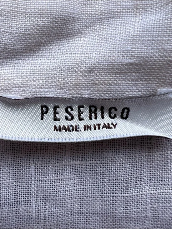 Peserico 100% Italian Linen Sleeveless Shirt - Picture 9 of 12